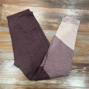 Elevate Leggings Go Dry - Purple Color Block